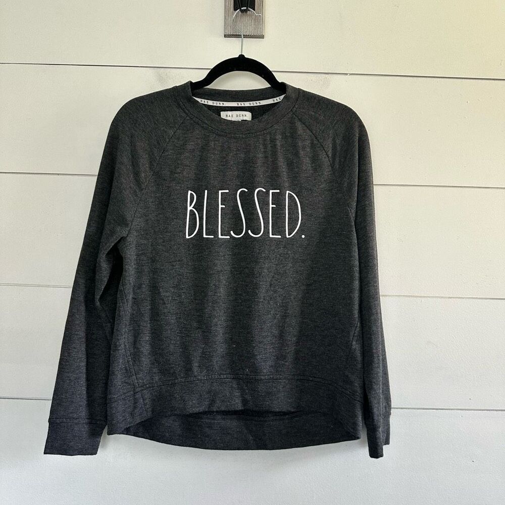 Rae Dunn Women’s Extra Small Blessed Logo Sweatshirt